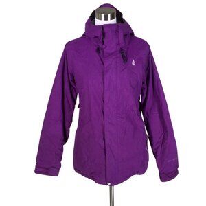 Volcom Purple EQS Snowboard Jacket Women's Size Small Ski Winter Outdoor Travel